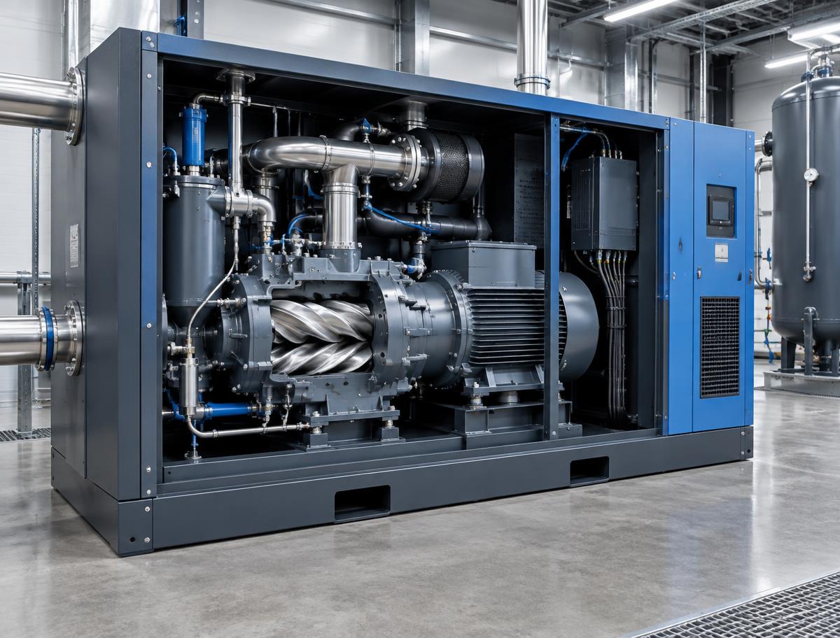 Oil-Free Screw Compressor Package