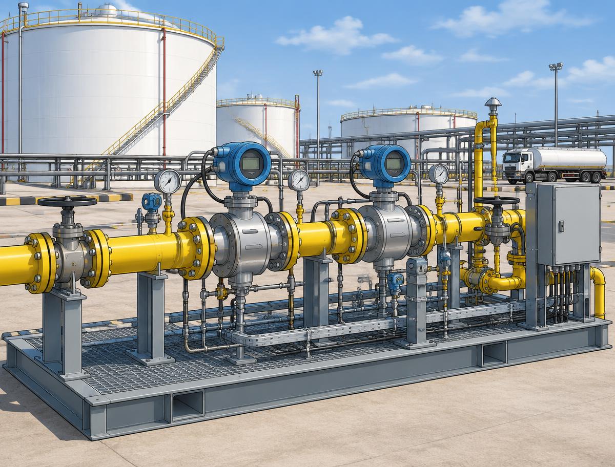 Skids de comptage gaz et produits pétroliers